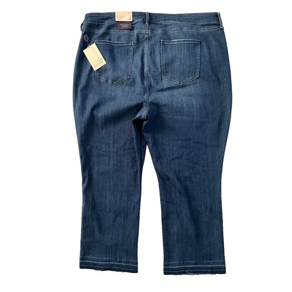 NYDJ Plus Size High-Rise Marilyn Ankle Release Hem in Wonderland ( 24W ) - Picture 4 of 4